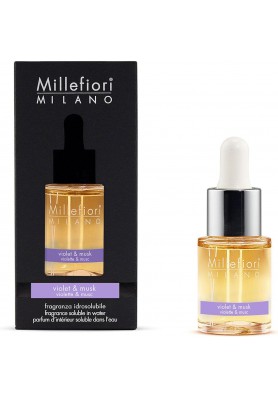 Millefiori Milano Концентрат для аромалампы Фиалка и мускус 15мл. FRAGRANCE SOLUBLE IN WATER VIOLET & MUSK